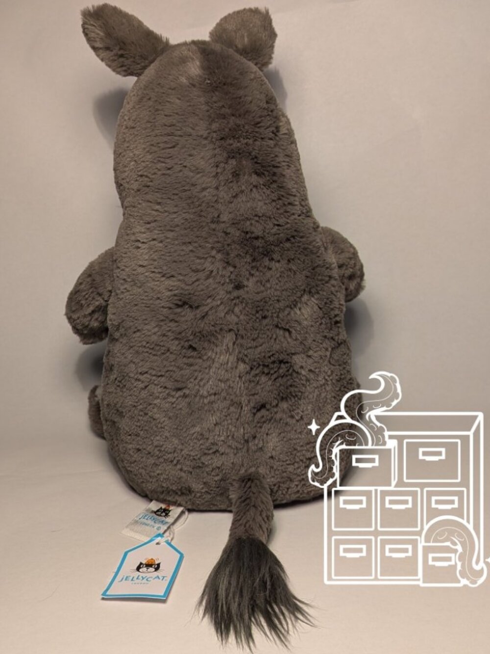 Jellycat Retired Roderick Rhinoceros Rhino ROD2RNO NWT/Display Only - Picture 3 of 8